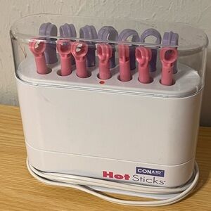 CONAIR Hot Sticks Hair Setter 14 Flexible Rollers SPIRALS & WAVES V21352